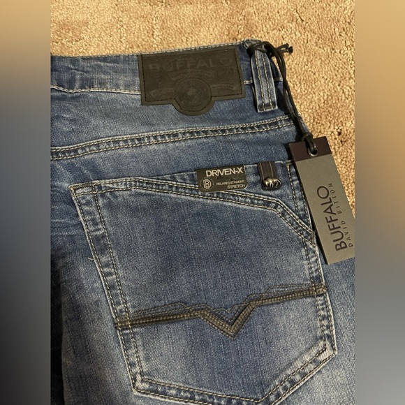 Buffalo David Bitton Jeans Mens Driven-X Relaxed Straight Stretch 30x32 - Picture 7 of 9